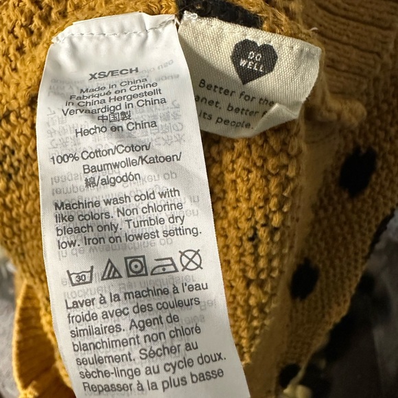 Madewell Hillview Cardigan Sweater in Painted Spots - Picture 4 of 4